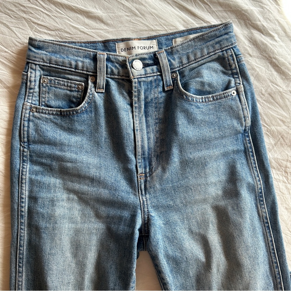 Denim Forum the Anjelica High Rise Slim - Picture 5 of 7